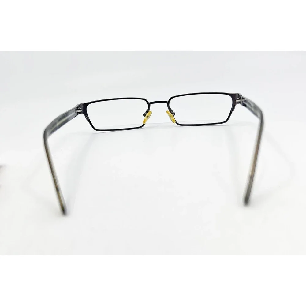 Ogi Eyeglass Frames Mens Gunmetal Rectangular 52-17-135 Made In Italy 52mm